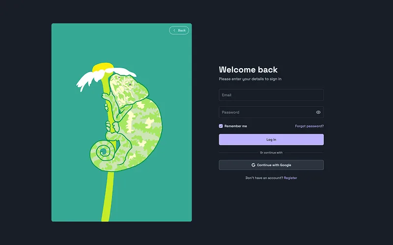Next Auth Starter preview